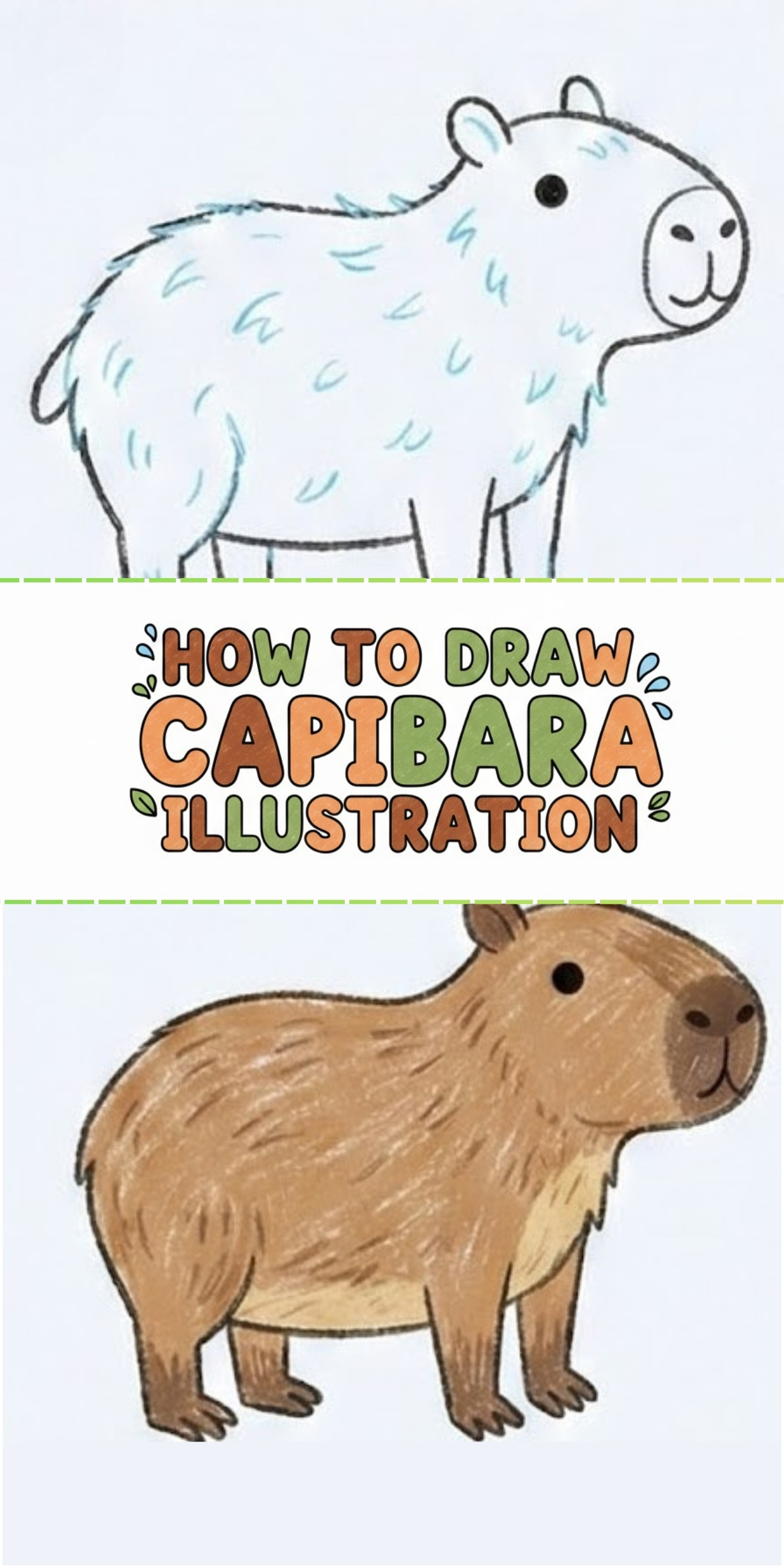 Capybara Illustration: Draw the Chill King of Cute Art