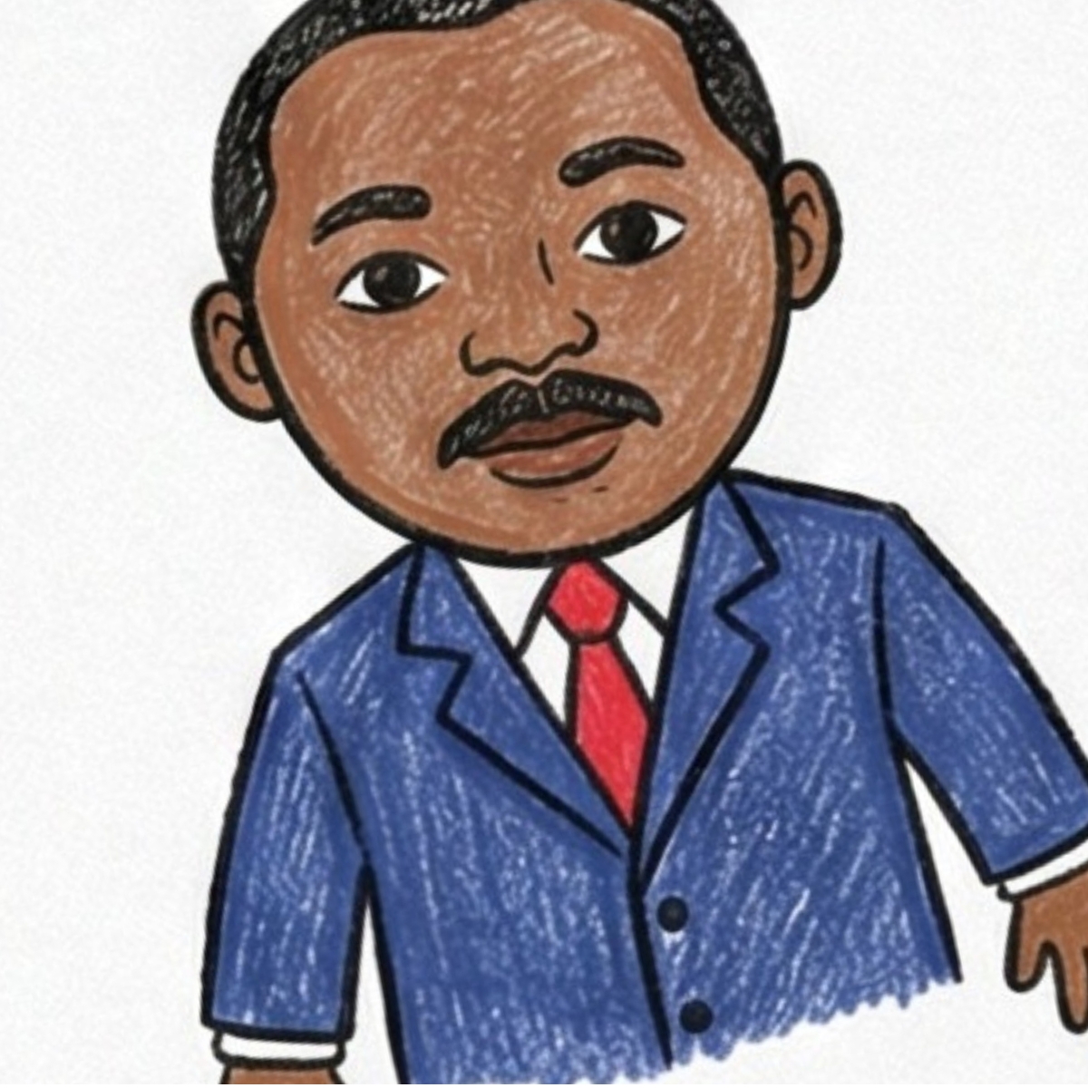 Purpose Drawing Simple How to Draw MLK Jr Step by Step: A Powerful Portrait With Purpose