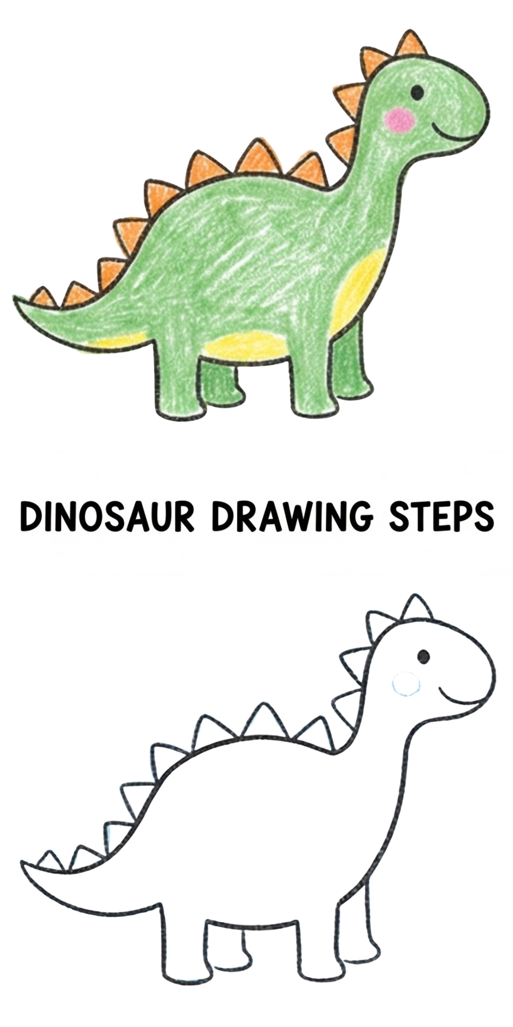 Rafing Paper Dinosaur Drawing Paper - Free Template Download