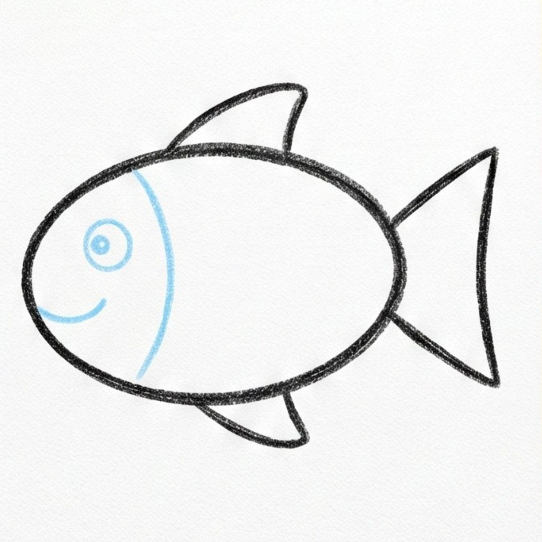 How to Draw a Fish Easy: Cute Cartoon Fish Step-by-Step for Beginners