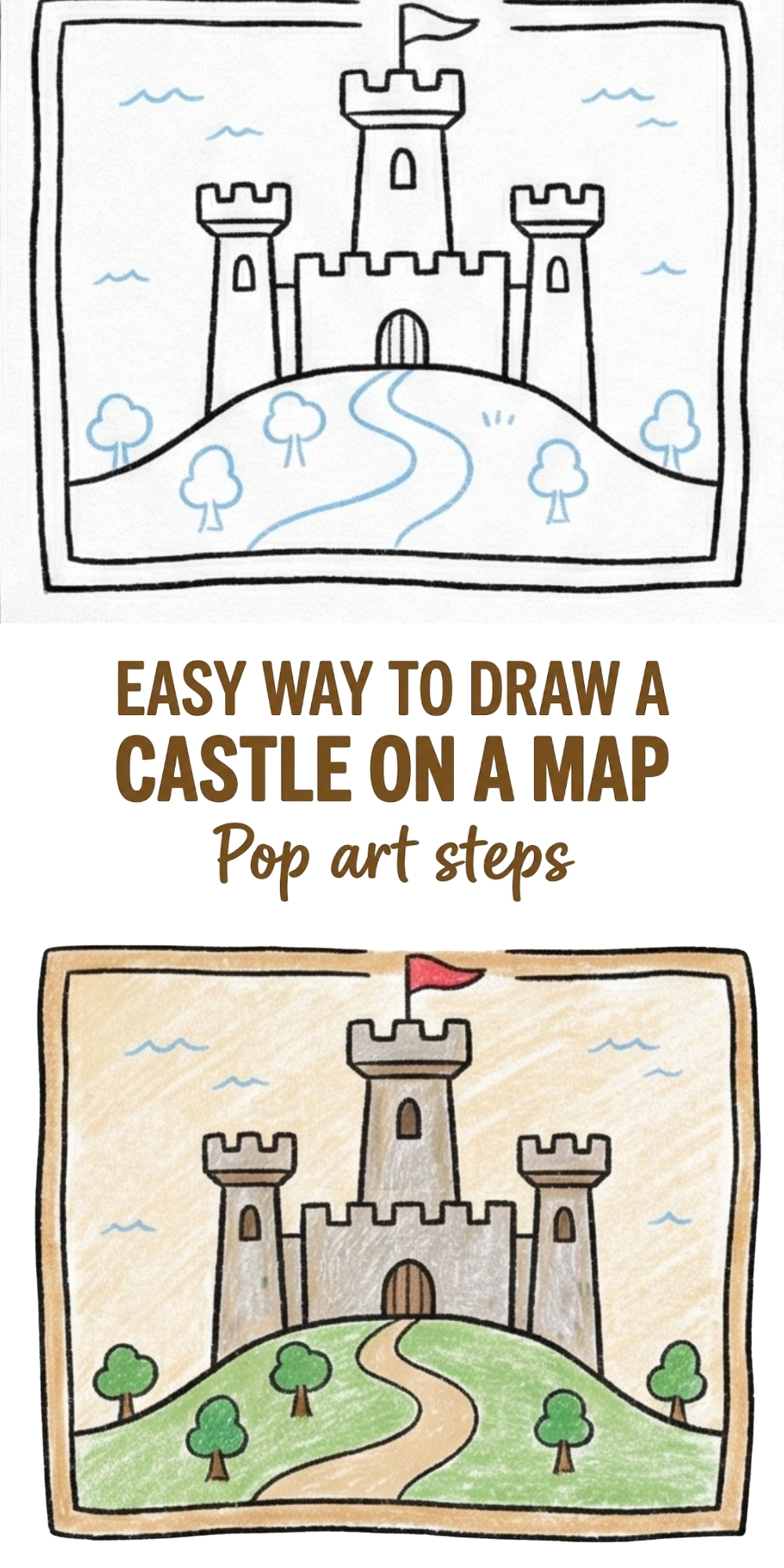 How to Draw a Castle on a Map: Create a Bold Fantasy Scene Step by Step