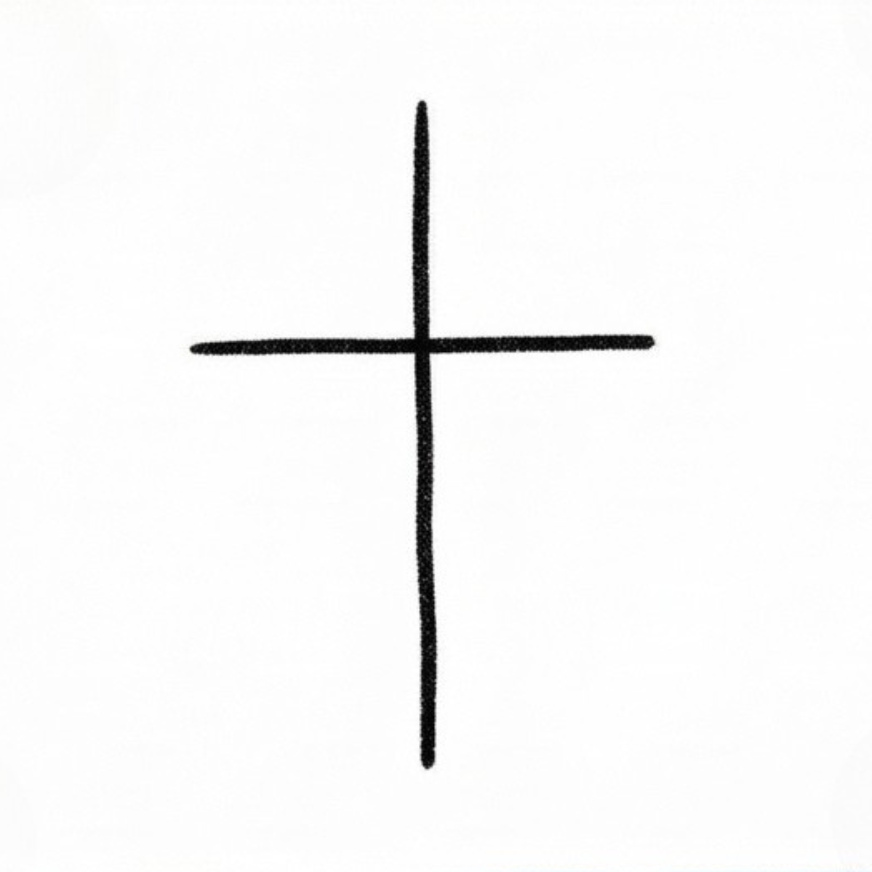 Simple Two Line Cross Ink It Bold: How to Draw a Cross Tattoo with Attitude
