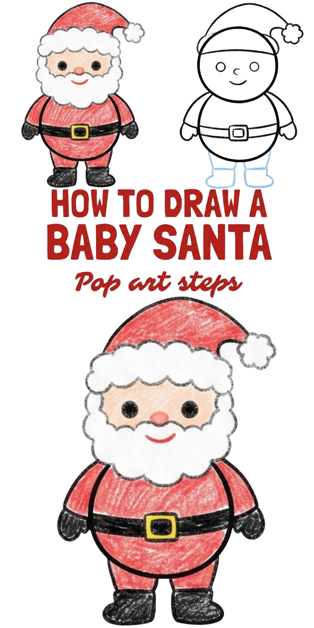How to Draw a Baby Santa: The Cutest Holiday Sketch Ever