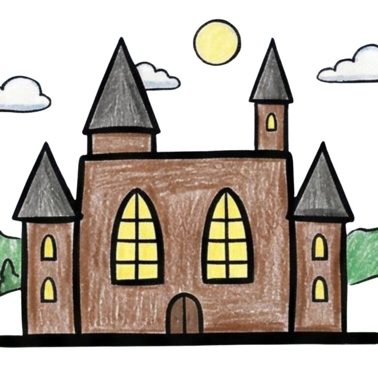 How to Draw a Disney Castle: Create Your Own Magical Fairytale Masterpiece