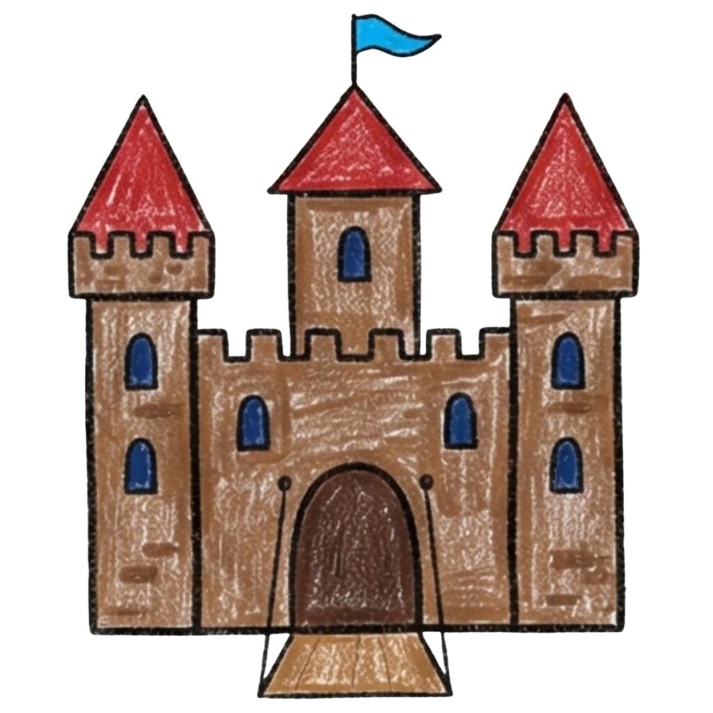 Castel Drawable How to Draw a Disney Castle: Create Your Own Magical Fairytale Masterpiece
