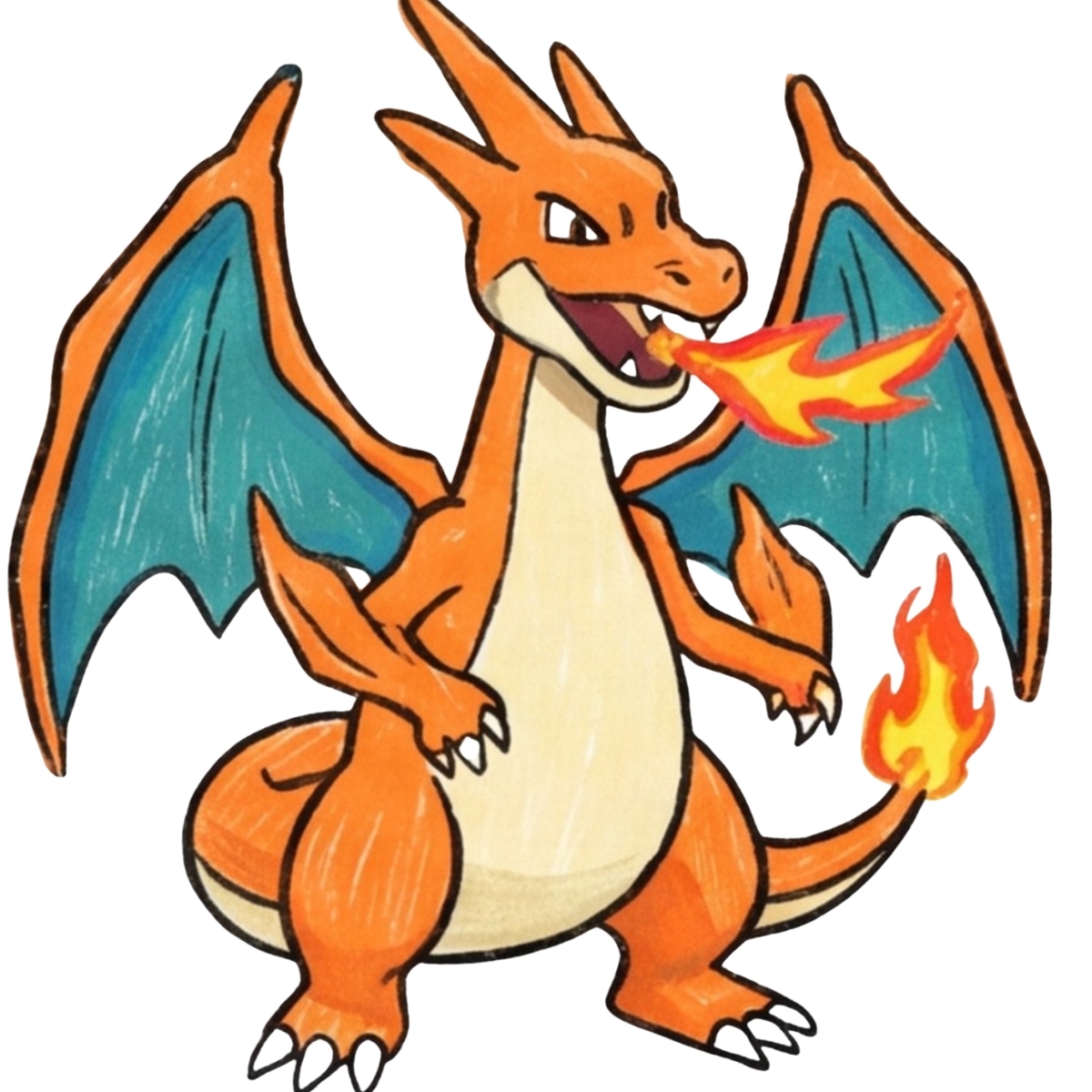 How to Draw Charizard Step by Step: An Easy Pokémon Drawing Tutorial ...
