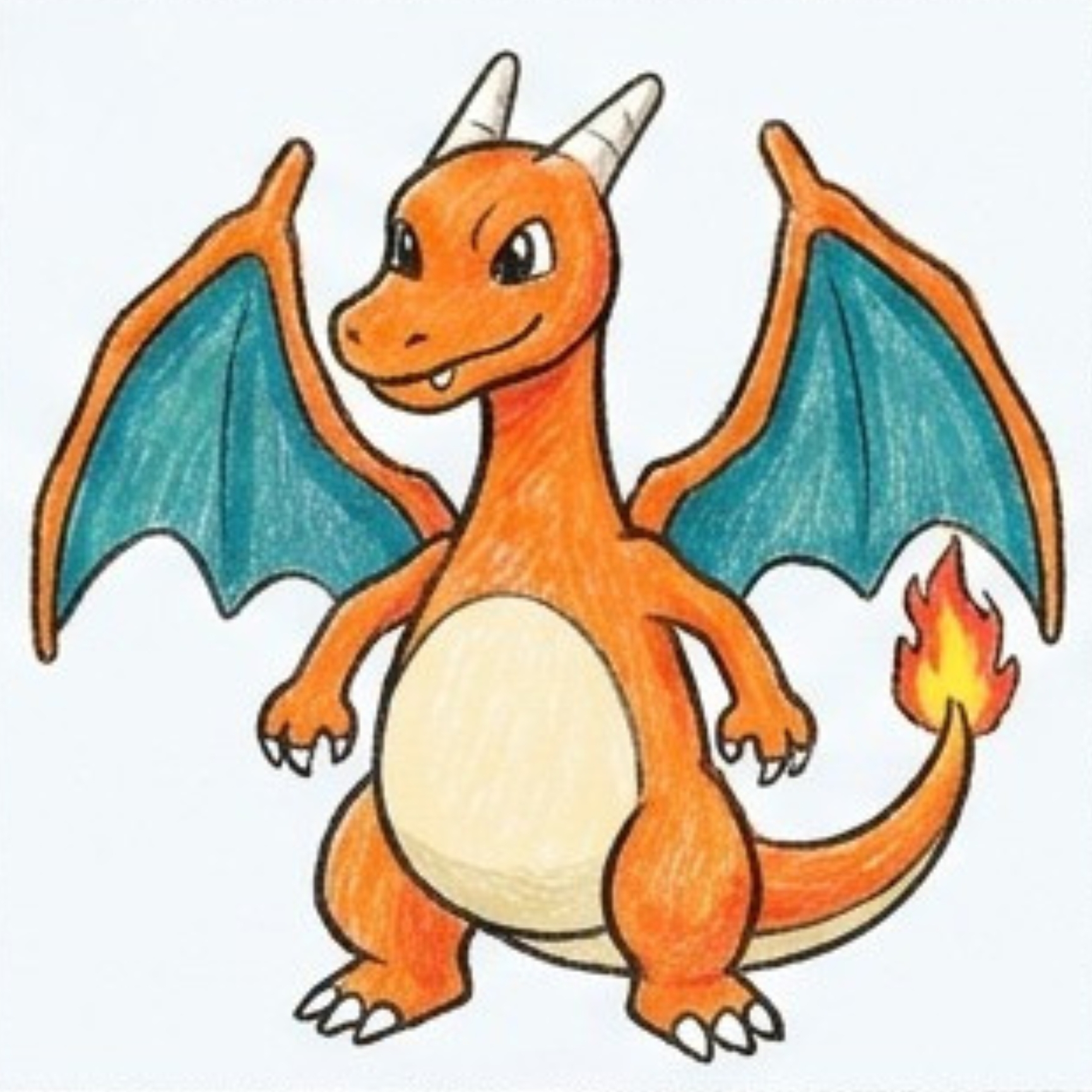 How to Draw Charizard Step by Step: An Easy Pokémon Drawing Tutorial ...